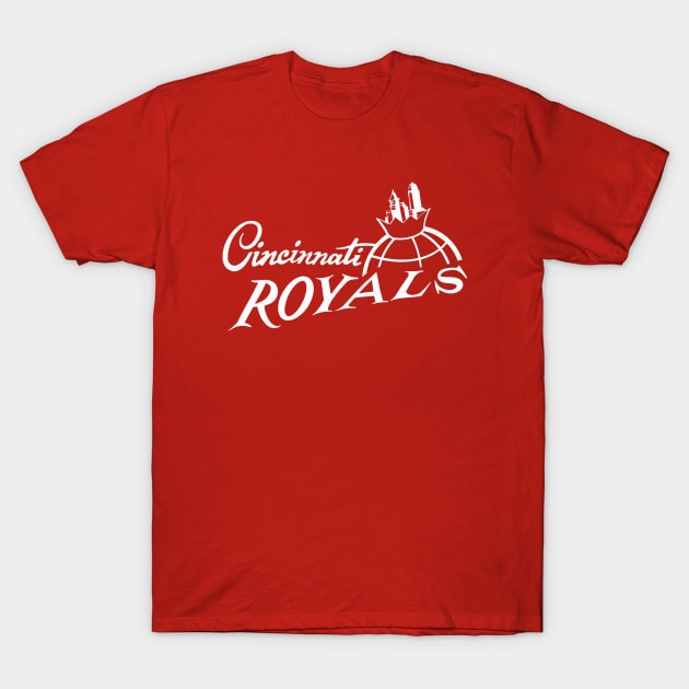 Cincinnati Royals Script T-Shirt by sombreroinc